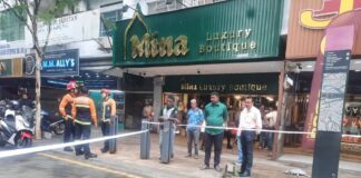 Keruntuhan jalan di kawasan Masjid India Kuala Lumpur menutup bahagian Jalan Bunus