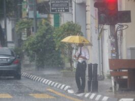Ribut petir, ramalan hujan lebat untuk KL, Putrajaya dan 10 negeri sehingga 7 malam