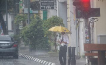 Ribut petir, ramalan hujan lebat untuk KL, Putrajaya dan 10 negeri sehingga 7 malam